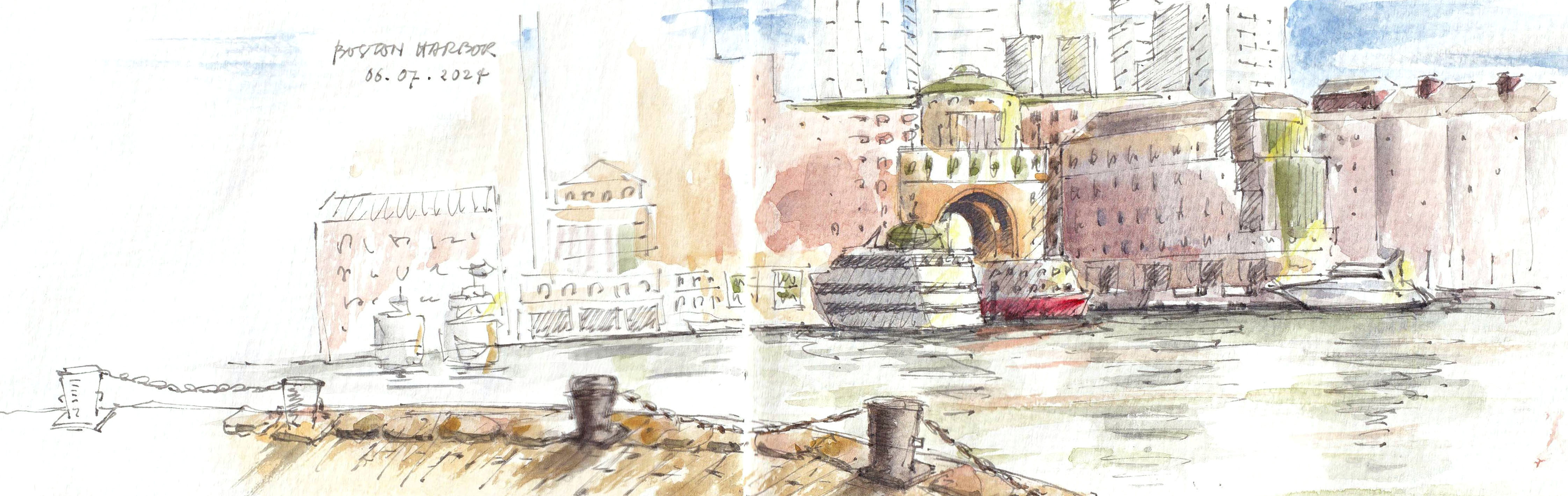 Boston Harbor from Fan Pier – Boston, MA