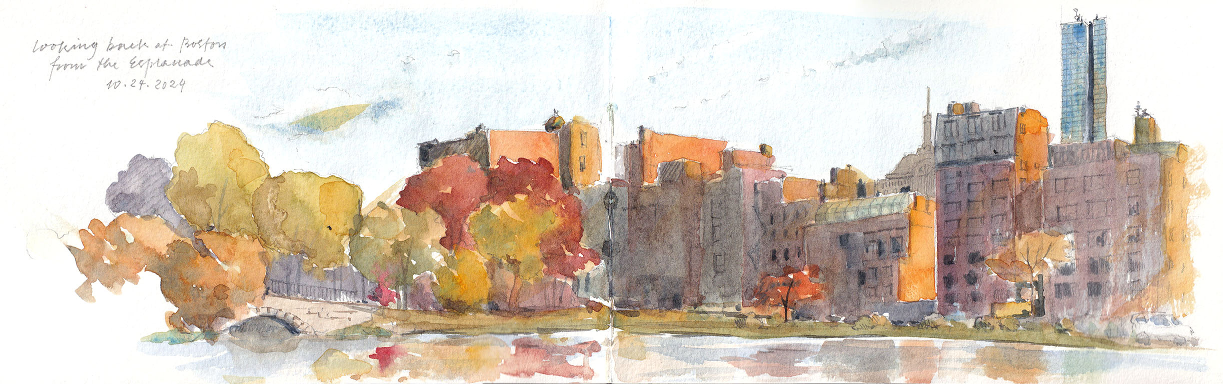 Back Bay from the Esplanade – Boston, MA