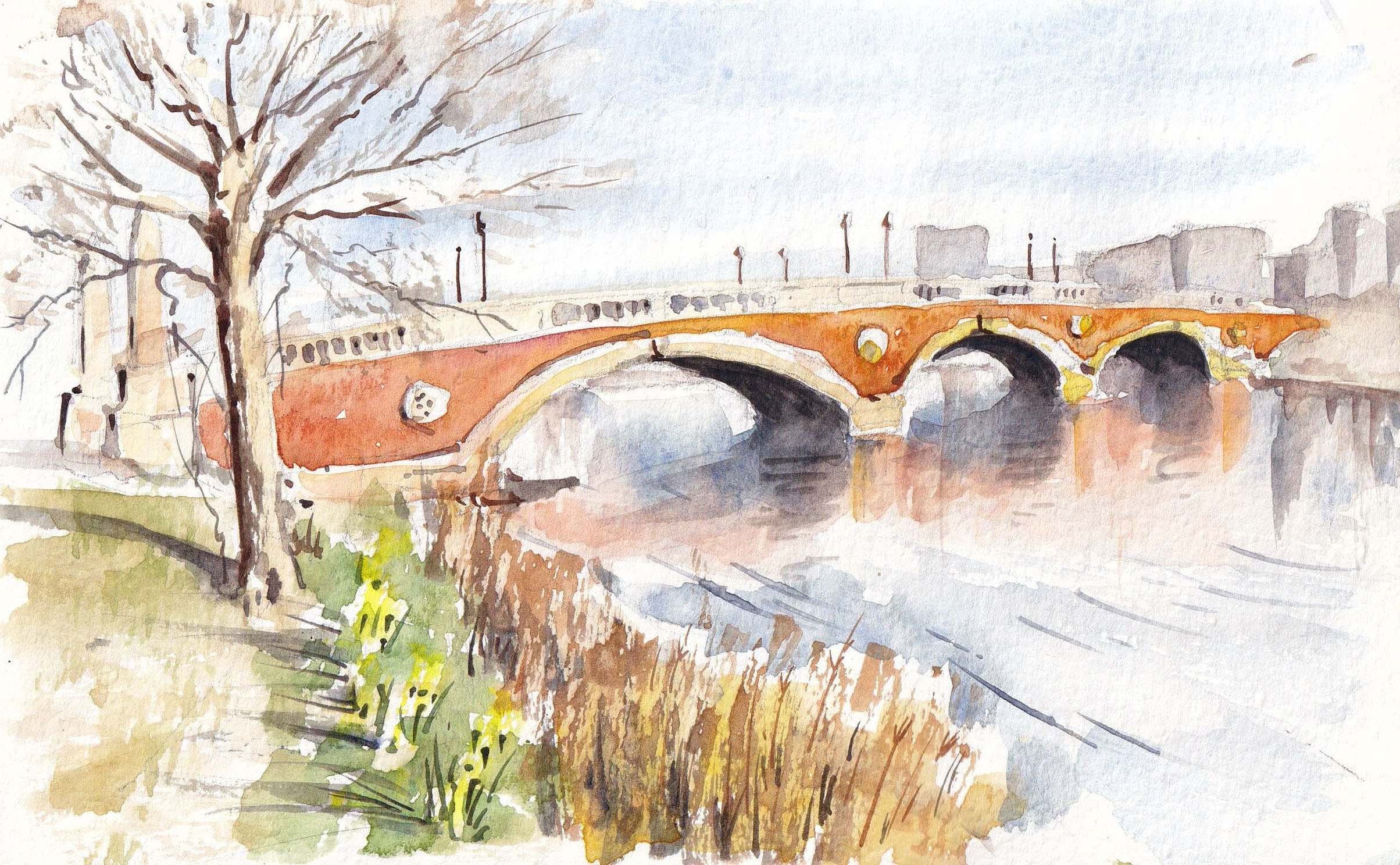 Weeks Bridge. Cambridg, MA