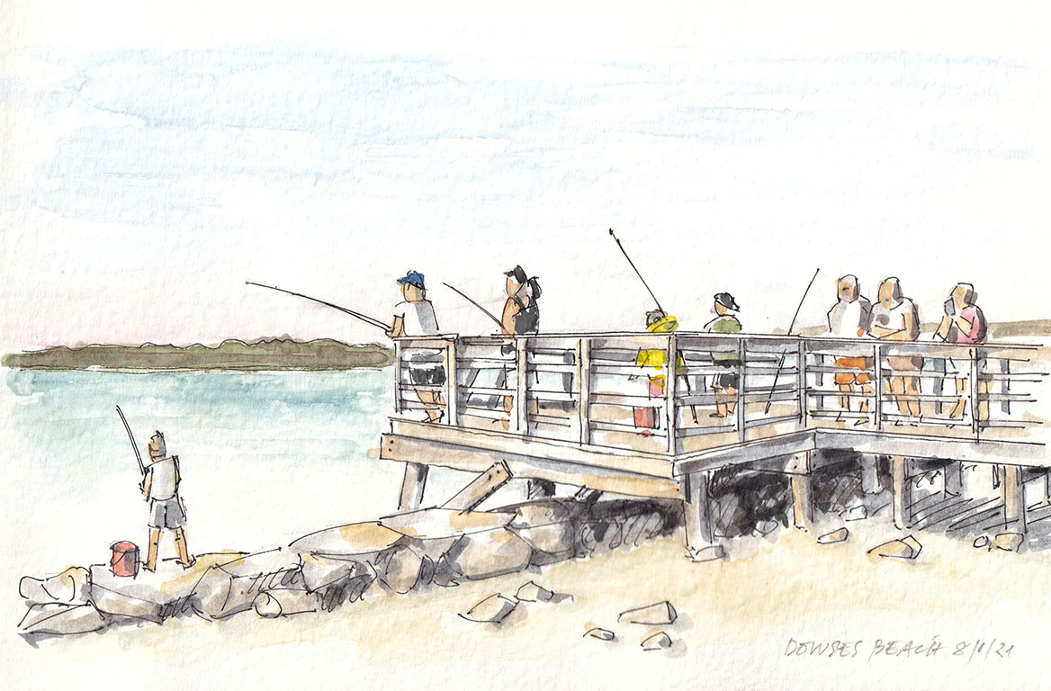 Fishing pier at Dowses Beach – Osterville, MA